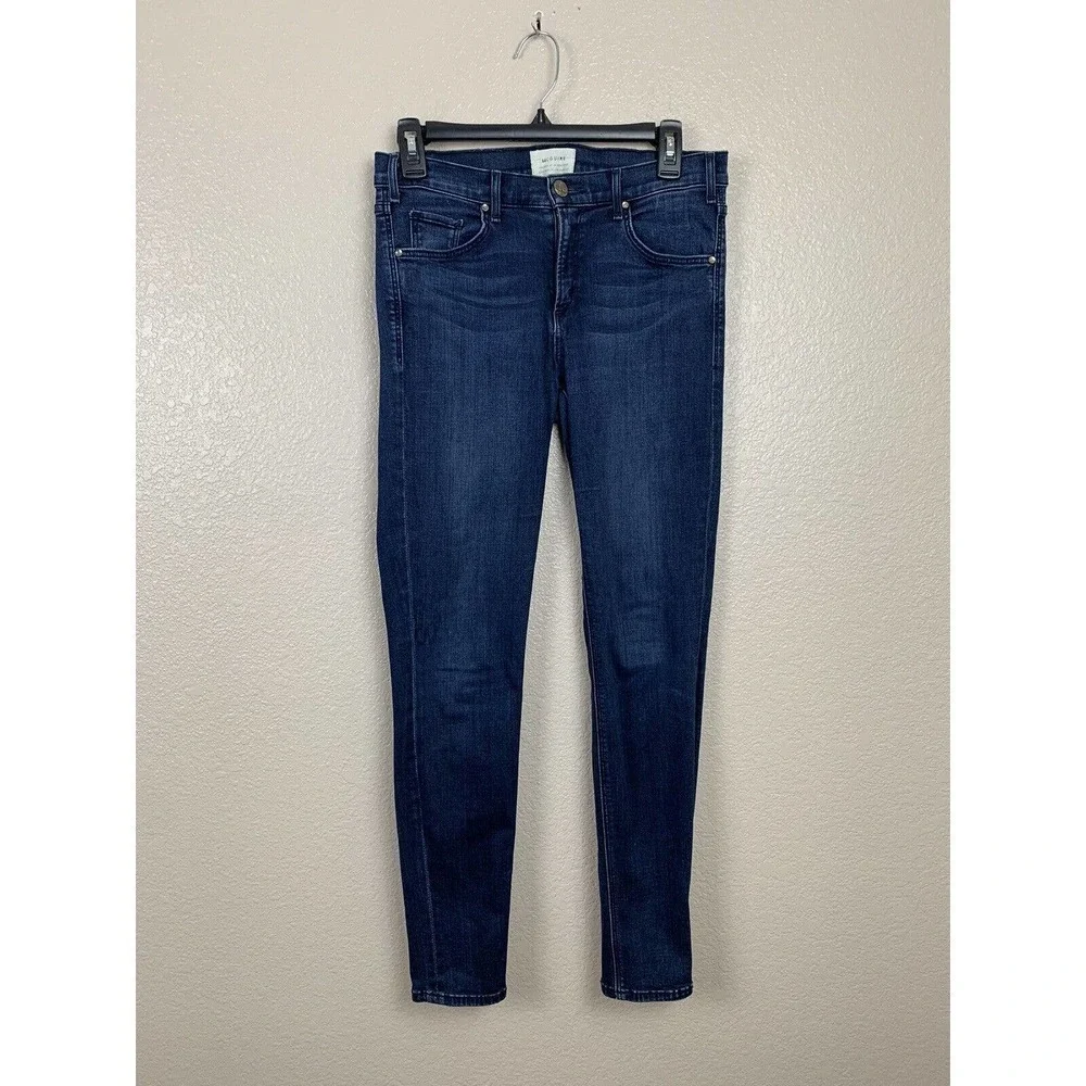 McGuire Ankle Skinny Jeans Size 27 Dark Wash Mid Rise Puckering